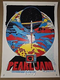Pearl Jam Rio de Janeiro 2011 Official Concert Poster Tyler Stout Print Vedder