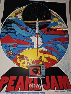 Pearl Jam Rio de Janeiro 2011 Official Concert Poster Tyler Stout Print Vedder