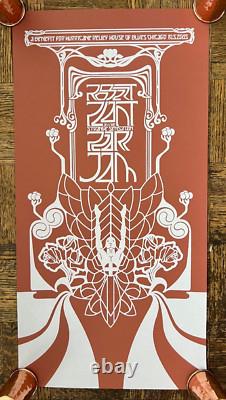 Pearl Jam / Robert Plant 2005 Tour House Of Blues Poster! Chicago Concert