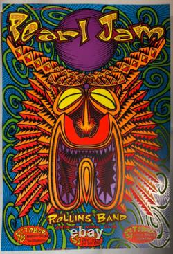 Pearl Jam Rollins Band Oct 28, 1993 San Francisco Ca Rock Concert Poster P083-po