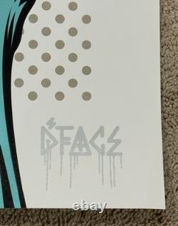 Pearl Jam SEATTLE POSTER 2013 DFACE 12/6/2013 KEY ARENA original Silkscreen