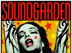 Pearl Jam SOUNDGARDEN PEARL JAM KOZIK 92 GREEN LADY POSTER! RARE Reprint