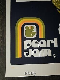 Pearl Jam STATE COLLEGE 2003 Official Concert Poster Ames Bros Screen Print PA