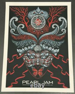 Pearl Jam STOCKHOLM Poster 2014 LIVE AT FRIENDS ARENA SWEDEN TODD SLATER