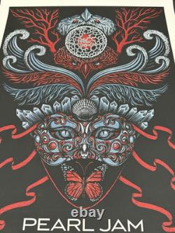 Pearl Jam STOCKHOLM Poster 2014 LIVE AT FRIENDS ARENA SWEDEN TODD SLATER