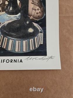 Pearl Jam Sacramento poster 5/13/24 Artist's Edition S/N Winston Smith /100