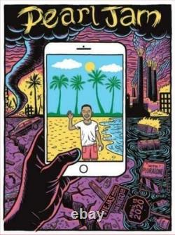 Pearl Jam San Diego Poster by Ward Sutton