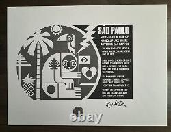 Pearl Jam Sao Paulo Don Pendleton Signed A/P of 100 Poster March 24, 2018