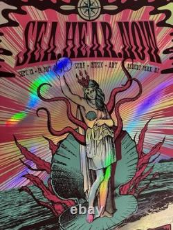 Pearl Jam Sea Hear Now AP Foil Variant Asbury Park, NJ 2021