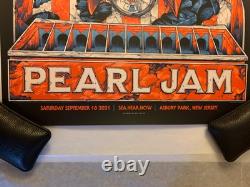 Pearl Jam Sea Hear Now Asbury Park 2021 Concert Poster