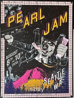 Pearl Jam Seattle 2018 Poster by Faile