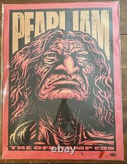 Pearl Jam Seattle 2020 Poster Ames Design (red Chrome Variant Edition)