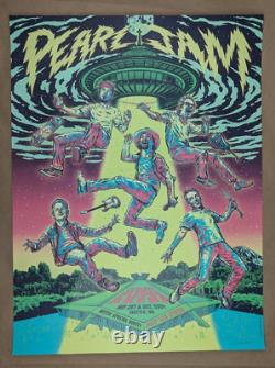 Pearl Jam Seattle Poster 2024 Silkscreen S/N AP Official Blue Variant Sold Out