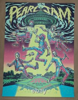 Pearl Jam Seattle Poster 2024 Silkscreen S/N AP Official Blue Variant Sold Out