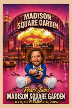 Pearl Jam September 11, 2022 Madison Square Garden, New York, NY poster