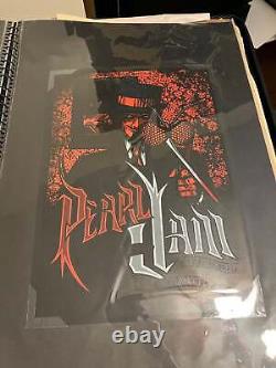 Pearl Jam September 2009 Salt Lake City Brad Klausen Poster SIGNED SN