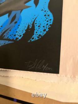 Pearl Jam Shark Poster Spain Portugal Madrid Lisbon 2006 Klausen SIGNED SN