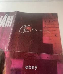 Pearl Jam Signed Ten CD Cover Poster 15x15 Eddie Vedder McCready Krusen x3