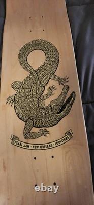 Pearl Jam Skate Deck Skateboard New Orleans LA Jazz & Heritage Festival 5.3.25