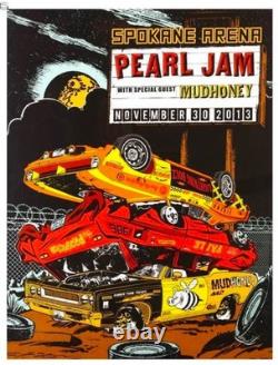 Pearl Jam Spokane Washington 2013 Show Poster WA FAILE