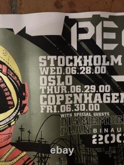 Pearl Jam Stockholm Oslo Copenhagen 2000 Original Silk Screen Poster Ames Bros