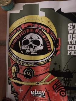 Pearl Jam Stockholm Oslo Copenhagen 2000 Original Silk Screen Poster Ames Bros