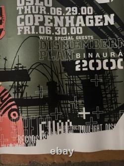 Pearl Jam Stockholm Oslo Copenhagen 2000 Original Silk Screen Poster Ames Bros