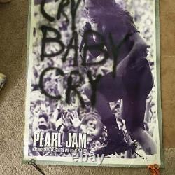 Pearl Jam Subway Poster Magnusson Park, Seattle, WA 1992 Eddie Vedder