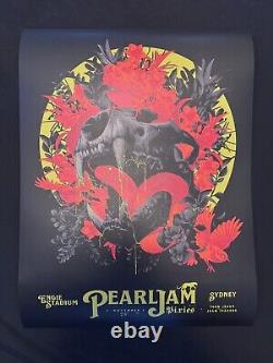 Pearl Jam Sydney Poster 11-23-2024 Tomasz Majeski Australia Variant AP S/N x/50