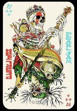 Pearl Jam TYLER STOUT JEFF SOTO Poster Rock WERCHTER BELGIUM 2012 Double Sided