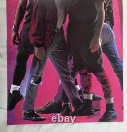 Pearl Jam Ten 1992 Original Double Sided Promo Poster Epic Stickman Eddie Vedder