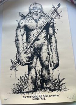 Pearl Jam Ten Club Rockin' Art Poster Convention 2012 Jeff Soto Poster 22/25