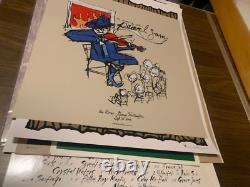 Pearl Jam The Gorge Official 2005 Poster Brad Klausen Flat Stored 20 Years MINT