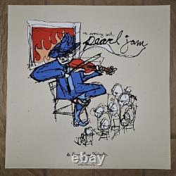 Pearl Jam The Gorge Official 2005 Poster Brad Klausen Show Edition Screen Print