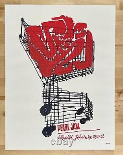 Pearl Jam Tour Poster 6/7/2003 Ames Bros Phoenix AZ Eddie Vedder Idlewild