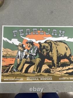 Pearl Jam Tour Poster Dark Matter TourMissoula Montana August 22nd, 2024