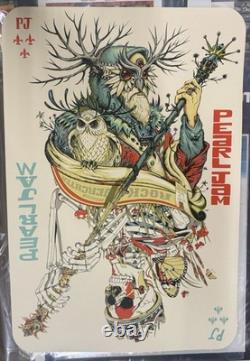Pearl Jam Tyler Stout Jeff Soto Belgium 2012 Double Sided Poster 24x30