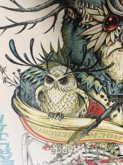 Pearl Jam Tyler Stout Jeff Soto Belgium 2012 Double Sided Poster 24x30