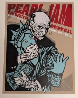 Pearl Jam Uniondale, New York 2003 Poster by Ames