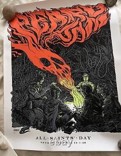 Pearl Jam VOODOO Festival New Orleans 11/1/2013 Poster Ames Bros Artists 20X26