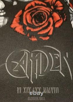 Pearl Jam Vedder Art Print Poster Music Ten Brad Klausen Camden NJ 2008 June 19