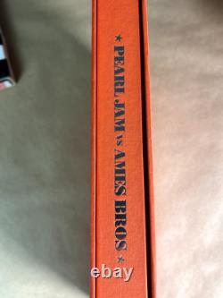 Pearl Jam Vs Ames Bros Orange Poster Book Limited Edition serial # 1113/2600