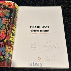 Pearl Jam Vs Ames Bros Poster Book PJ Signed By Klausen Schultz Ament