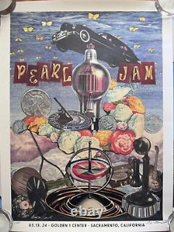 Pearl Jam WINSTON SMITH ARTIST EDITION Signed Sacramento 2024 Poster Art Print