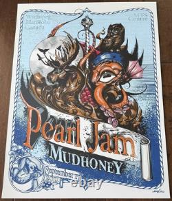 Pearl Jam With Mudhoney Poster 9/17/2011 MTS Centre