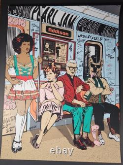 Pearl Jam Wrigley Field 2016 Poster Faile Enjoy The Ride