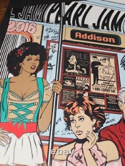 Pearl Jam Wrigley Field 2016 Poster Faile Enjoy The Ride