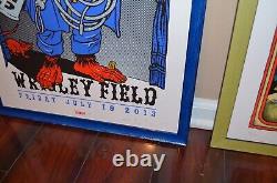 Pearl Jam Wrigley Field Chicago 2013 Poster- Ames Harry Caray Variant