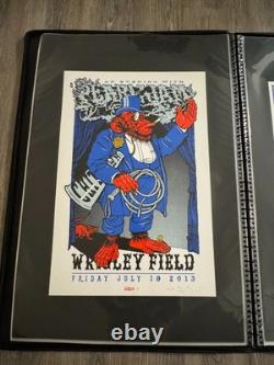 Pearl Jam Wrigley Field Chicago 2013 Poster- Harry Caray A/P Variant- RARE