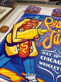Pearl Jam Wrigley Field Chicago 2013 Poster Munk One AP/100 Signed Numbered